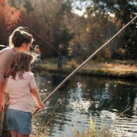 Fishing at Stoney Creek Trout Farm Harrietville